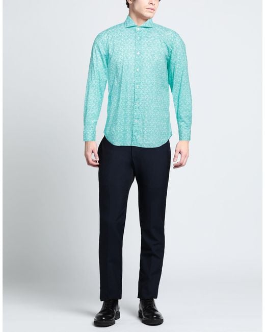 Fedeli Blue Shirt for men