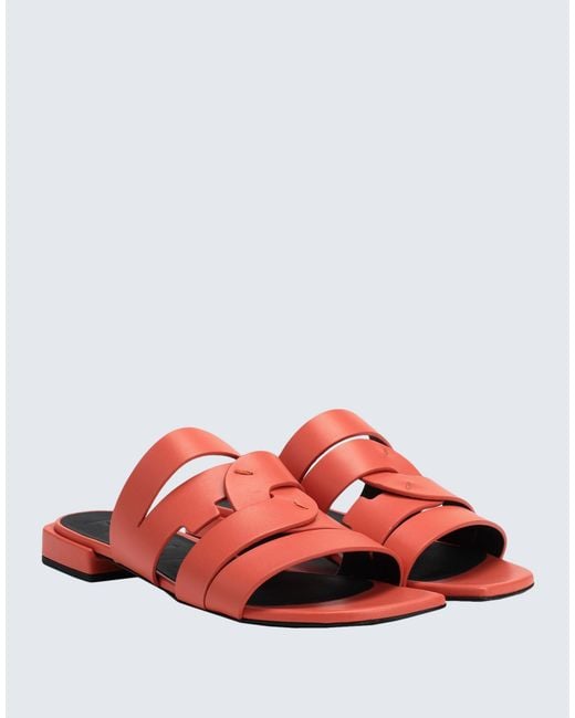 Furla Red Sandals