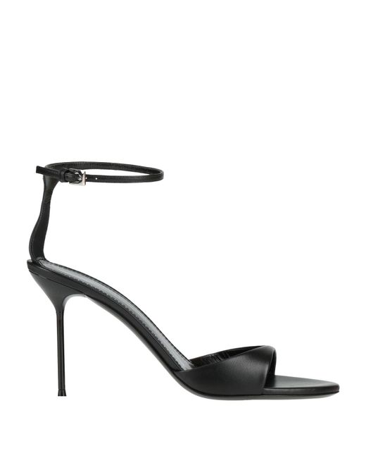Paris Texas Black Sandals Leather