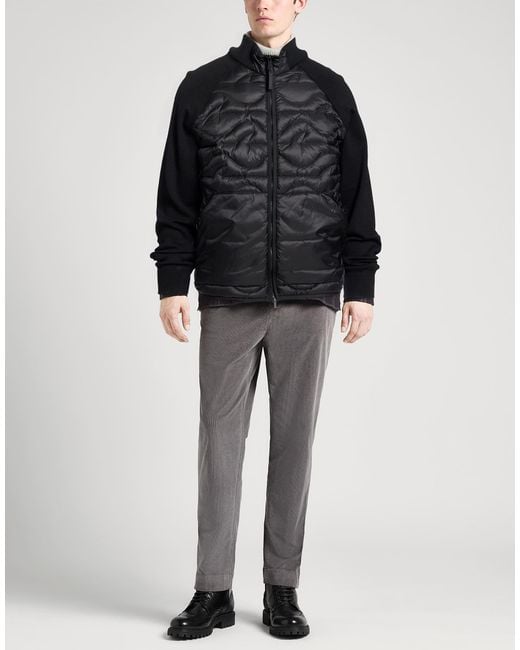 Paul & Shark Black Puffer Virgin Wool, Acrylic for men