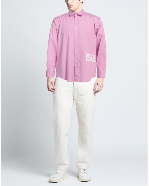 DSquared² Pink Shirt for men