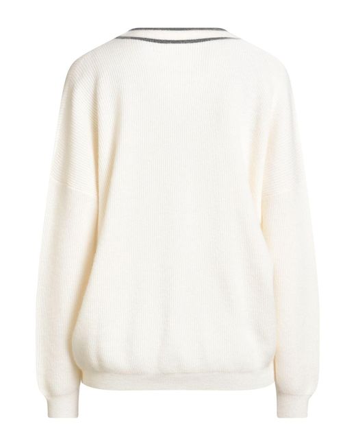 Pullover di Brunello Cucinelli in White
