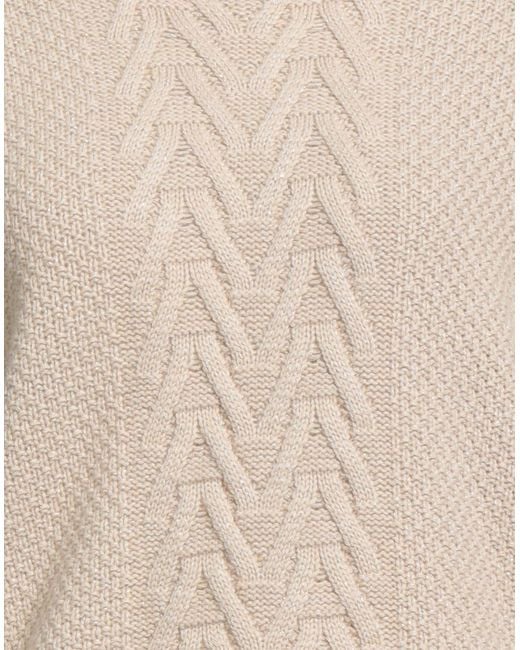 Panicale Natural Turtleneck Wool, Viscose, Silk, Cashmere, Metallic Fiber
