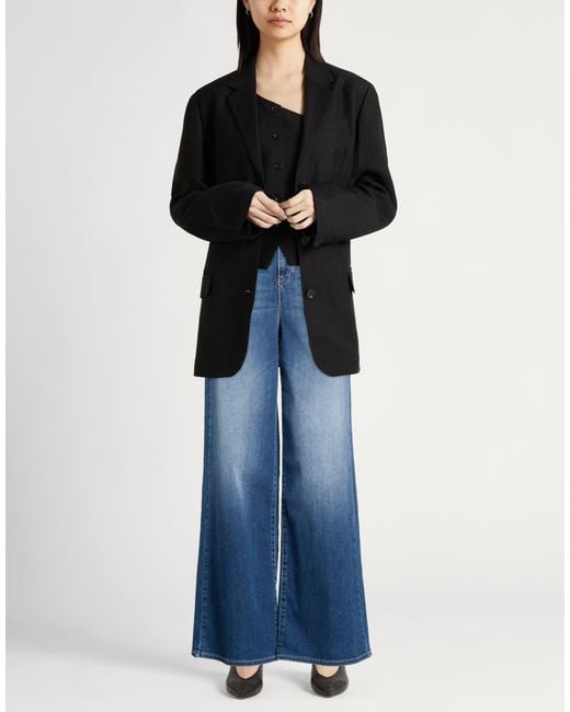 Emporio Armani Blue Jeans Cotton, Polyester, Viscose, Elastane
