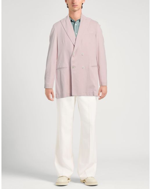 Circolo 1901 Pink Blazer Cotton, Elastane for men