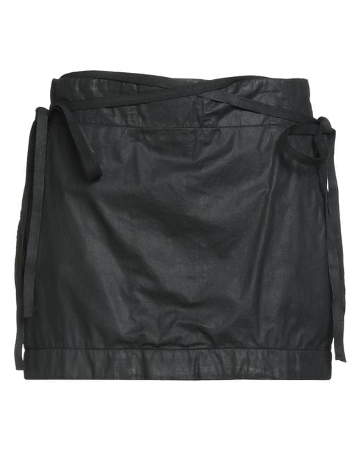 Ann Demeulemeester Black Minirock