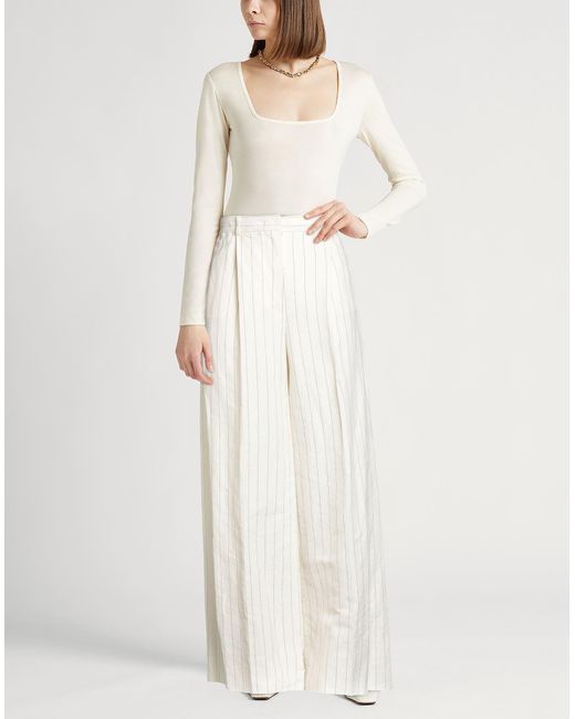 Max Mara White Trouser