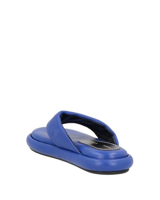Proenza Schouler Blue Thong Sandal