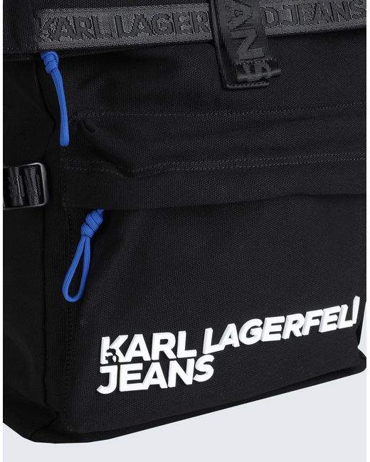 Karl Lagerfeld Black Rucksack for men