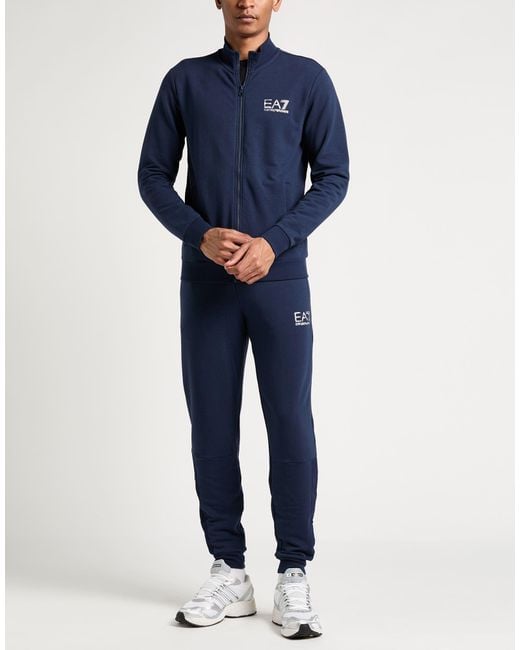 EA7 Blue Tracksuit for men
