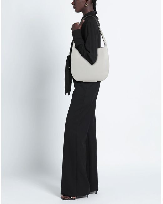 Valextra White Shoulder Bag