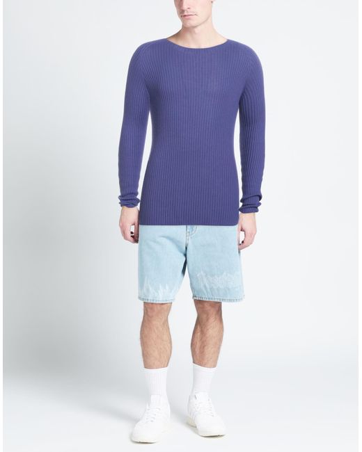 Yohji Yamamoto Blue Sweater for men