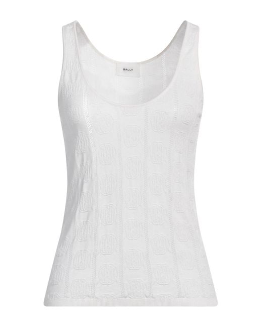 Top Bally en coloris White