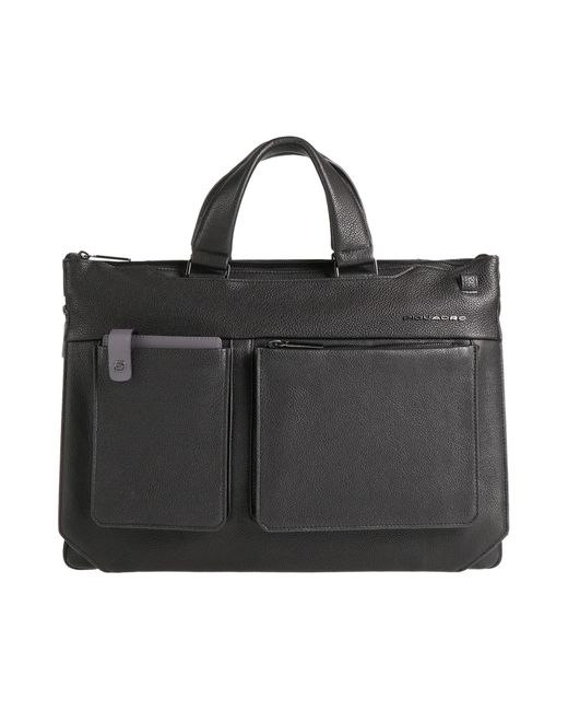 Piquadro Black Handbag Leather for men