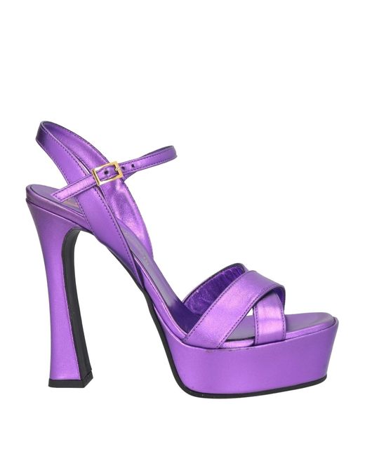 Giampaolo Viozzi Purple Sandals