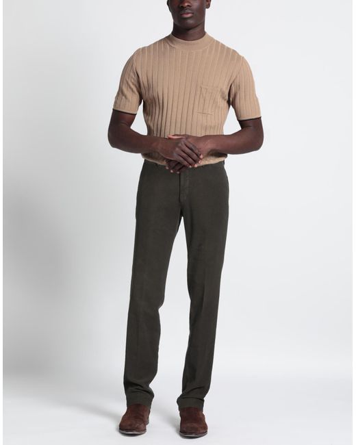GTA IL PANTALONE Gray Pants Cotton, Elastane for men