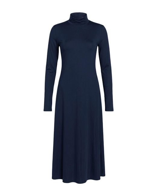 CROCHÈ Blue Midi Dress