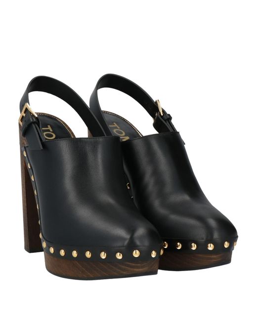 Tom Ford Black Mules & Clogs