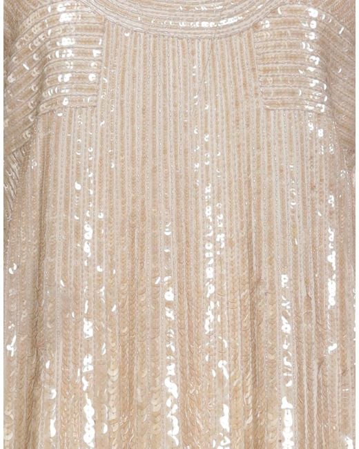 Alberta Ferretti Natural Tops