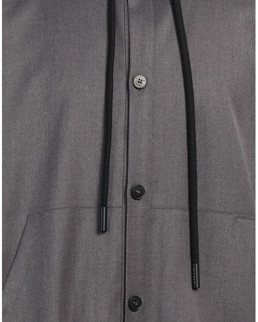 Gaelle Paris Gray Jacket Viscose, Polyester, Elastane for men