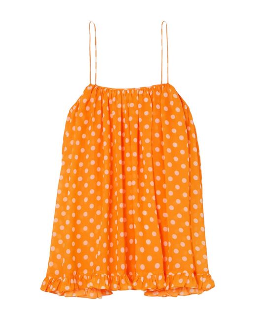 Top Caroline Constas de color Orange