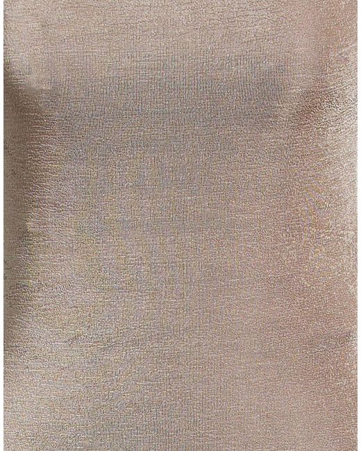 AMI Brown Tank Top Polyester, Elastane