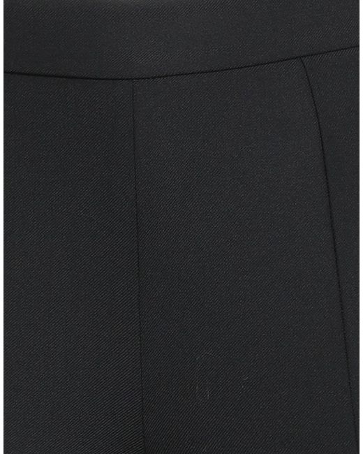Pinko Black Pants Polyester, Wool, Elastane