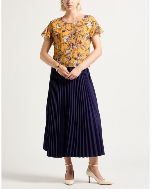 Patrizia Pepe Orange Top Polyester