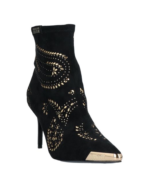 Versace Jeans Couture Black Ankle Boots
