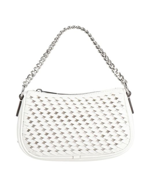 MICHAEL Michael Kors White Handbag Polyurethane, Cotton, Polyester