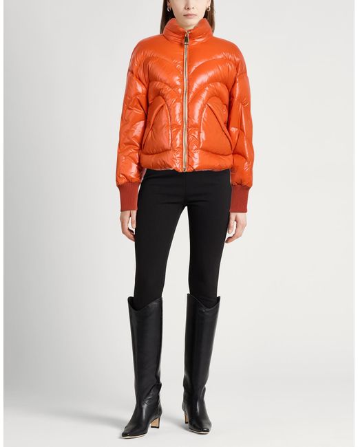 Khrisjoy Orange Puffer Polyamide, Wool, Acrylic, Elastane