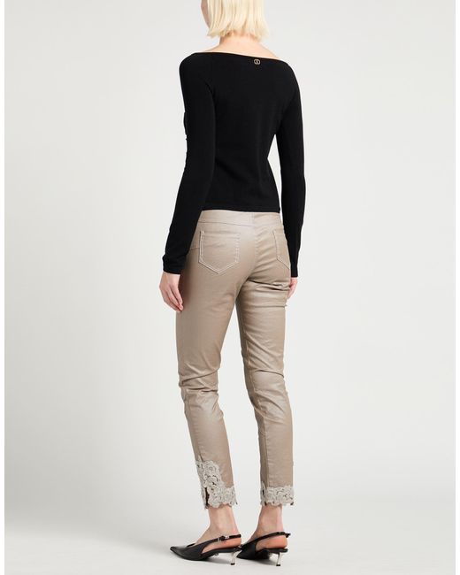 ELISA CAVALETTI by DANIELA DALLAVALLE Natural Pants Cotton, Elastane