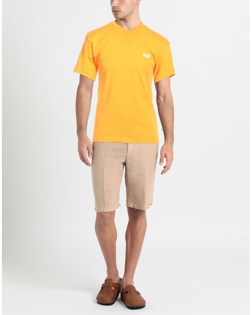 Gcds Yellow T-shirt for men