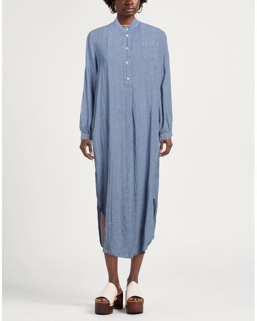 Massimo Alba Maxi Dress in Blue | Lyst