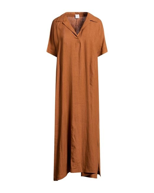 Eleventy Brown Maxi Dress