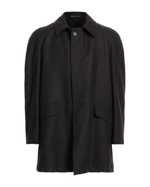 Luigi Bianchi Black Coat for men
