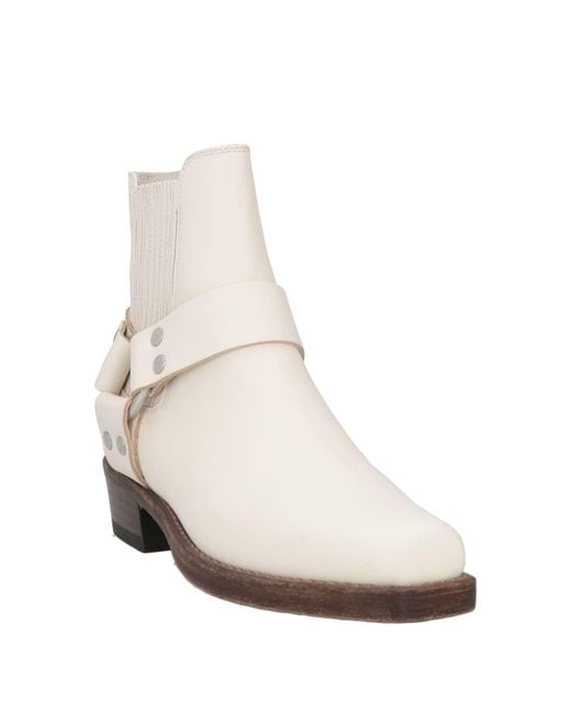Re/done Natural Ankle Boots