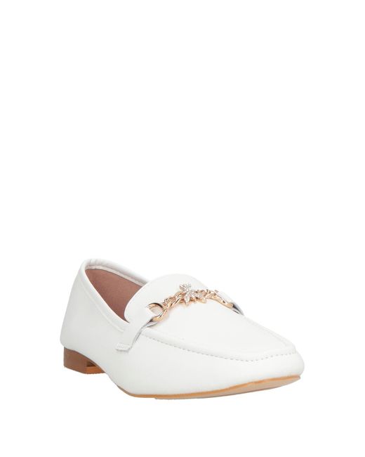 Patrizia Pepe White Mokassin
