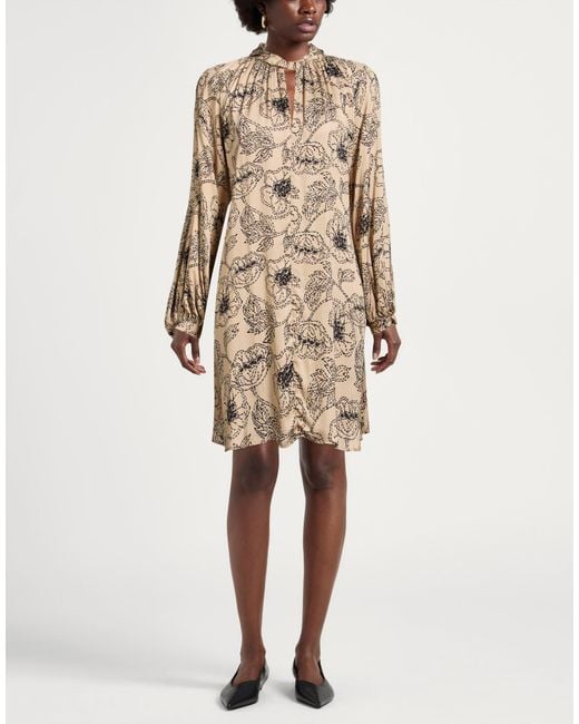 Ottod'Ame Natural Mini Dress Viscose