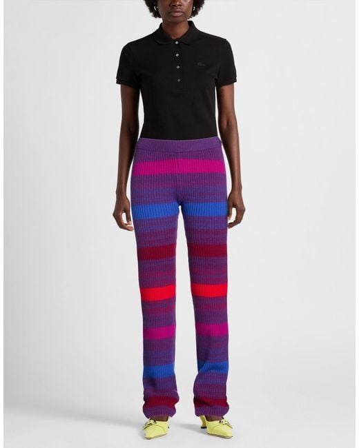 The Elder Statesman Purple Pants