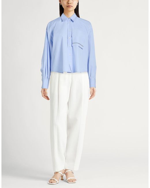 Brunello Cucinelli Blue Shirt