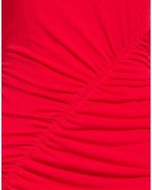 Soallure Red Mini Dress Polyester, Elastane