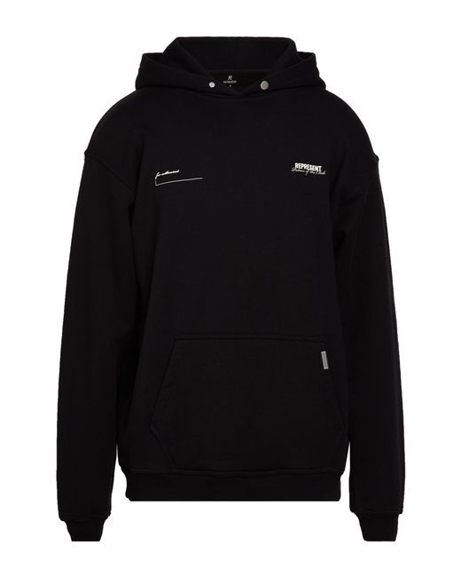 Represent Black Sweatshirt Cotton for men