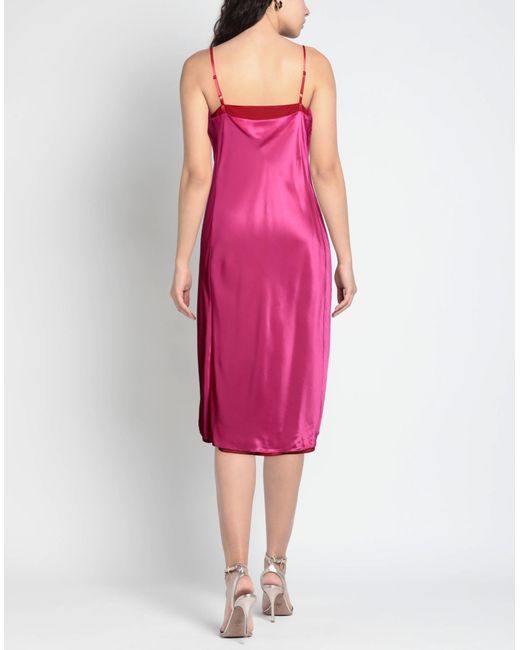 Acne Pink Midi-Kleid