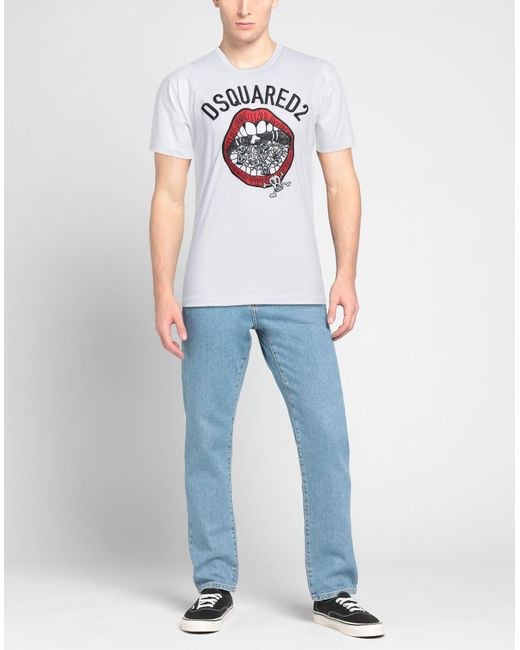 DSquared² White T-shirt for men