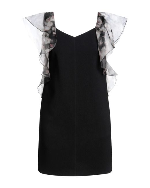 Elisabetta Franchi Black Mini Dress