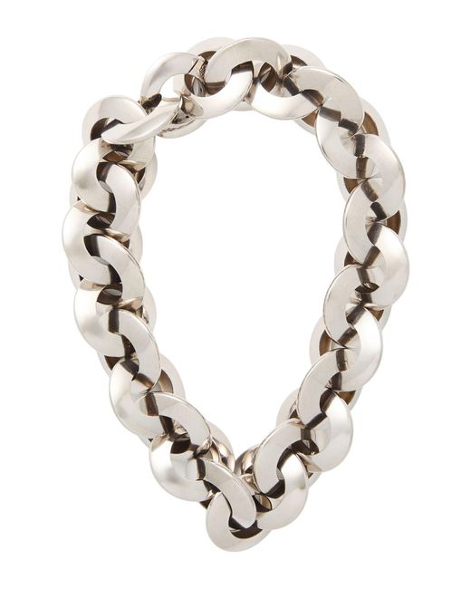 Collier McQueen en coloris Metallic