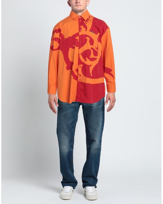 Versace Orange Shirt for men