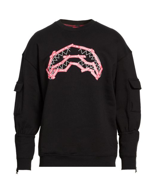 Sprayground Black Sweatshirts for men