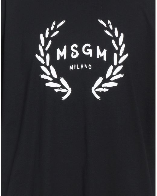 MSGM T-shirts in Black für Herren